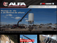 Tablet Screenshot of gruasalfatexcoco.com